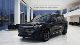 DFSK E5 PHEV COMFORT – Hybrydowy SUV 217 KM, napęd przedni, automatyczna E-CVT